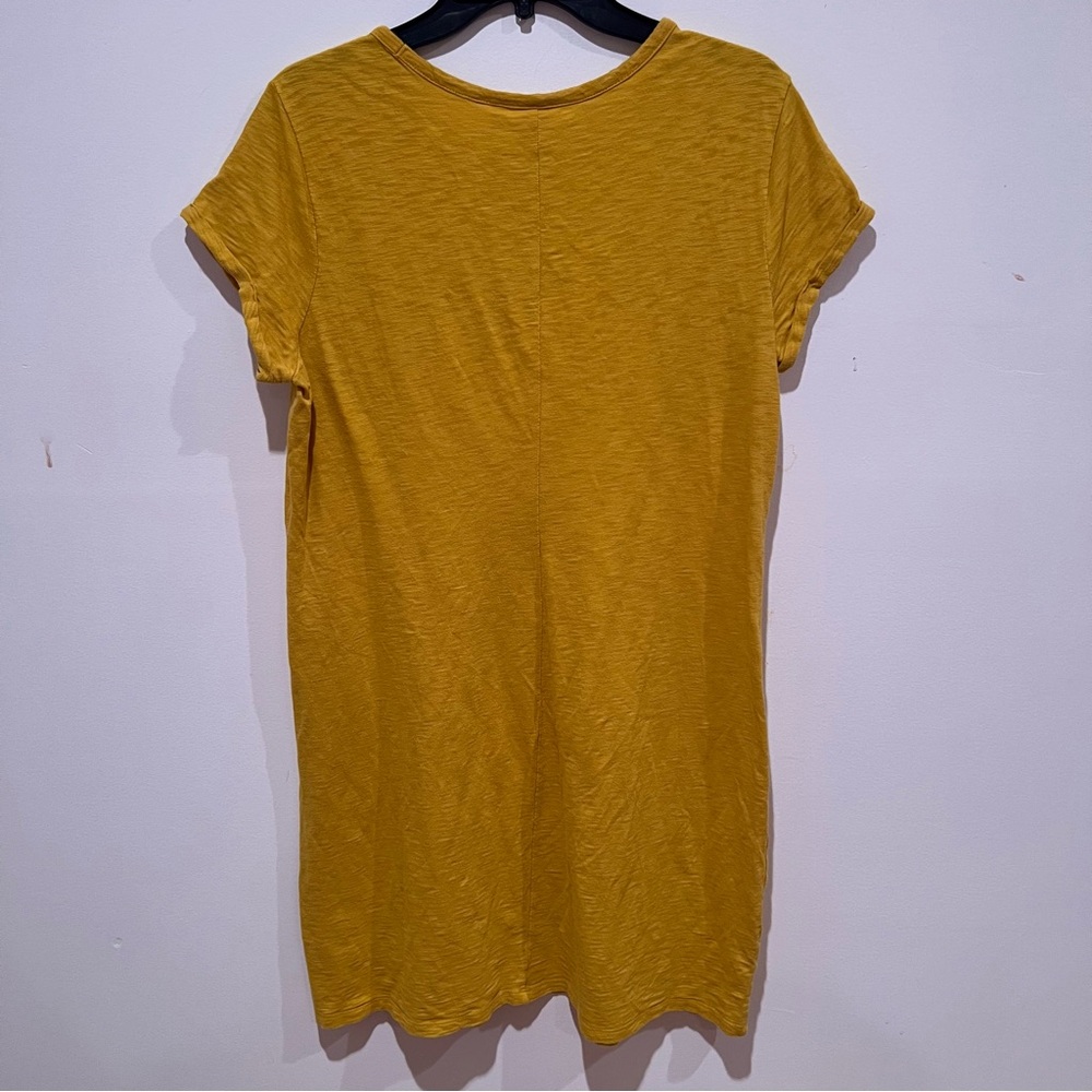 Gap Mustard Yellow Women's T-Shirt Dress - Picture 4 of 4